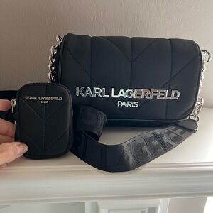 Karl Lagerfeld Black Crossbody Bag